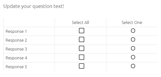 Complex Grid - Select All / Select One