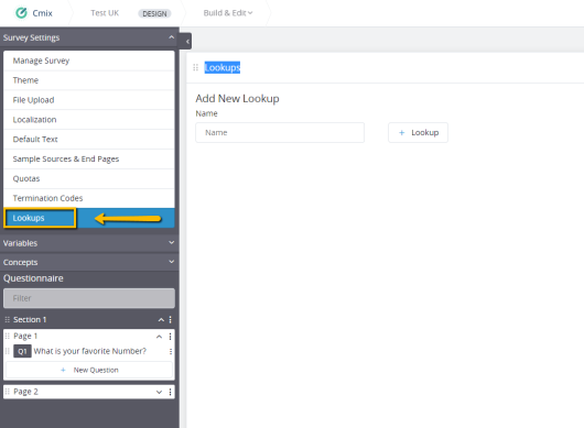 Add a Lookup