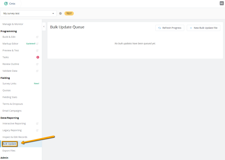 Bulk Update Overview