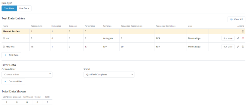 Generating Test Data