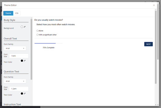Creating a Custom Theme