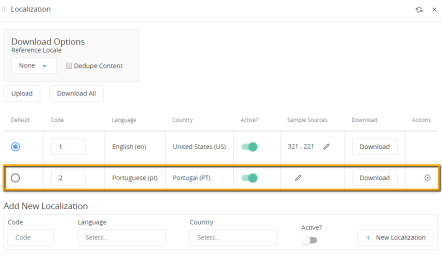 Adding new languages to your Survey