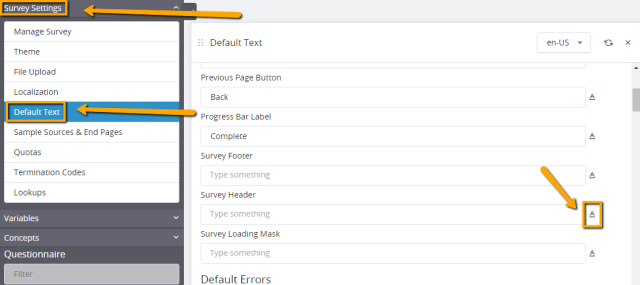 Inserting a Video in your Survey